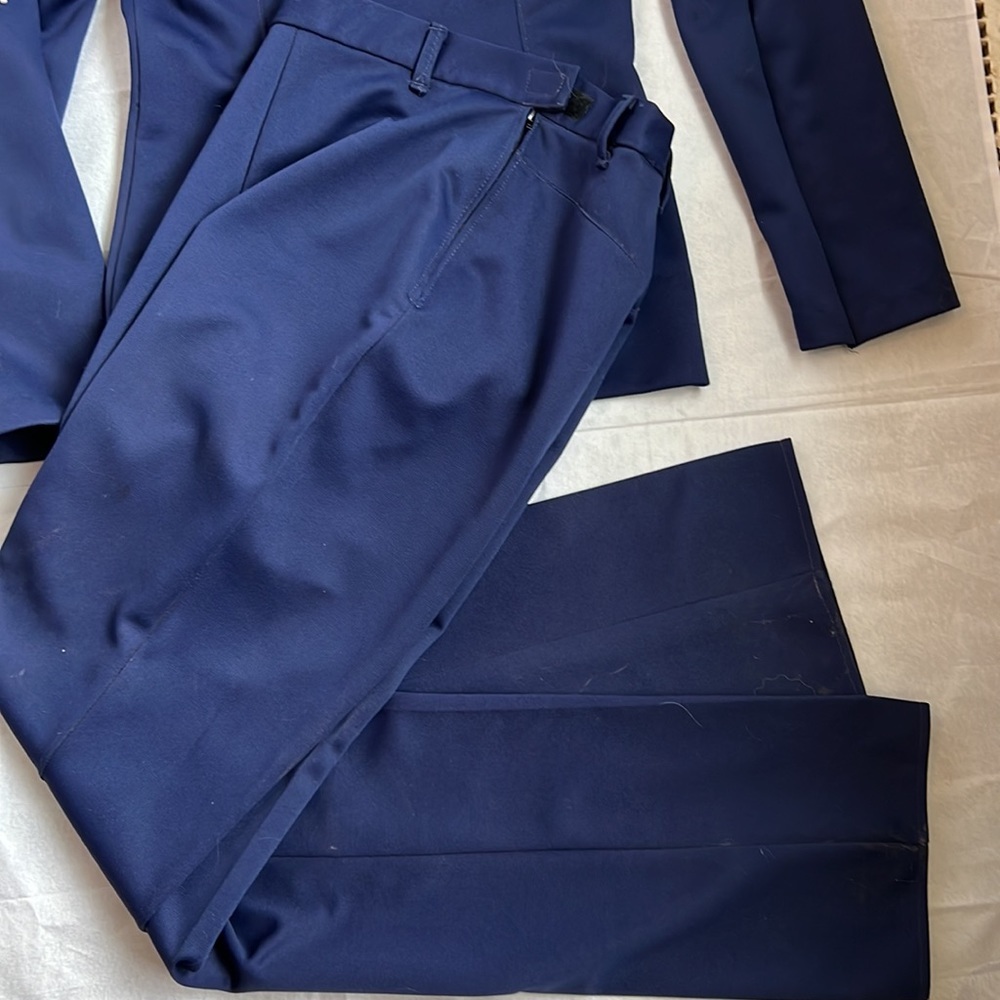 Windsong Farms custom blue copper showmanship/horsemanship shirt  pants Sz S - Picture 12 of 16